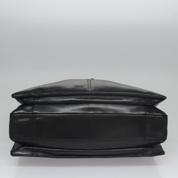 BOTTEGA VENETA Chain Hand Bag Leather Black Auth bs22135 - Picture 6 of 16